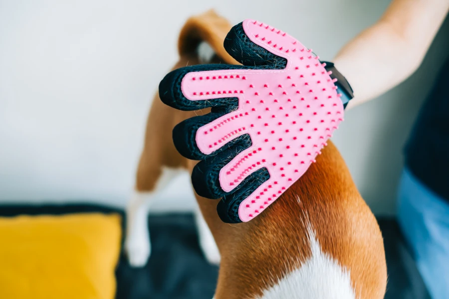 Soft Silicone Pet Grooming Glove
